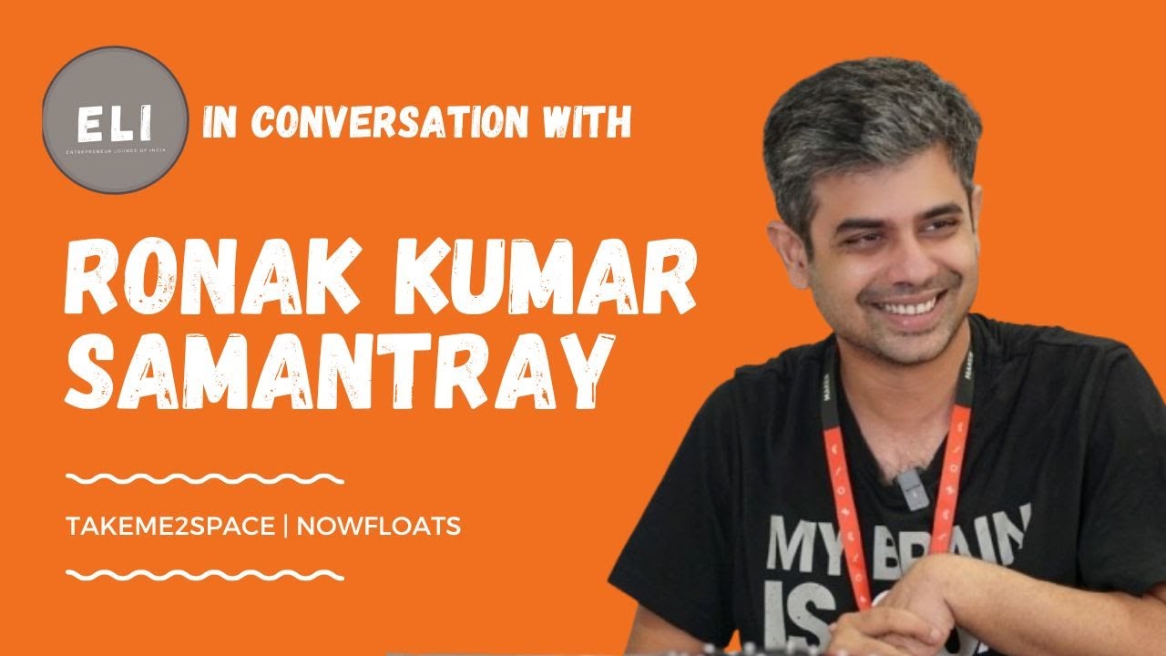 Ronak Samantray - TakeMe2Space Founder